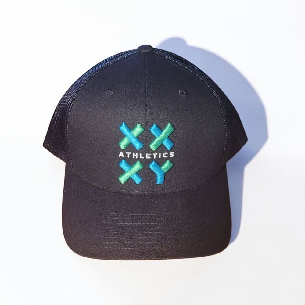 XX-XY Logo Trucker Cap Flat Brim